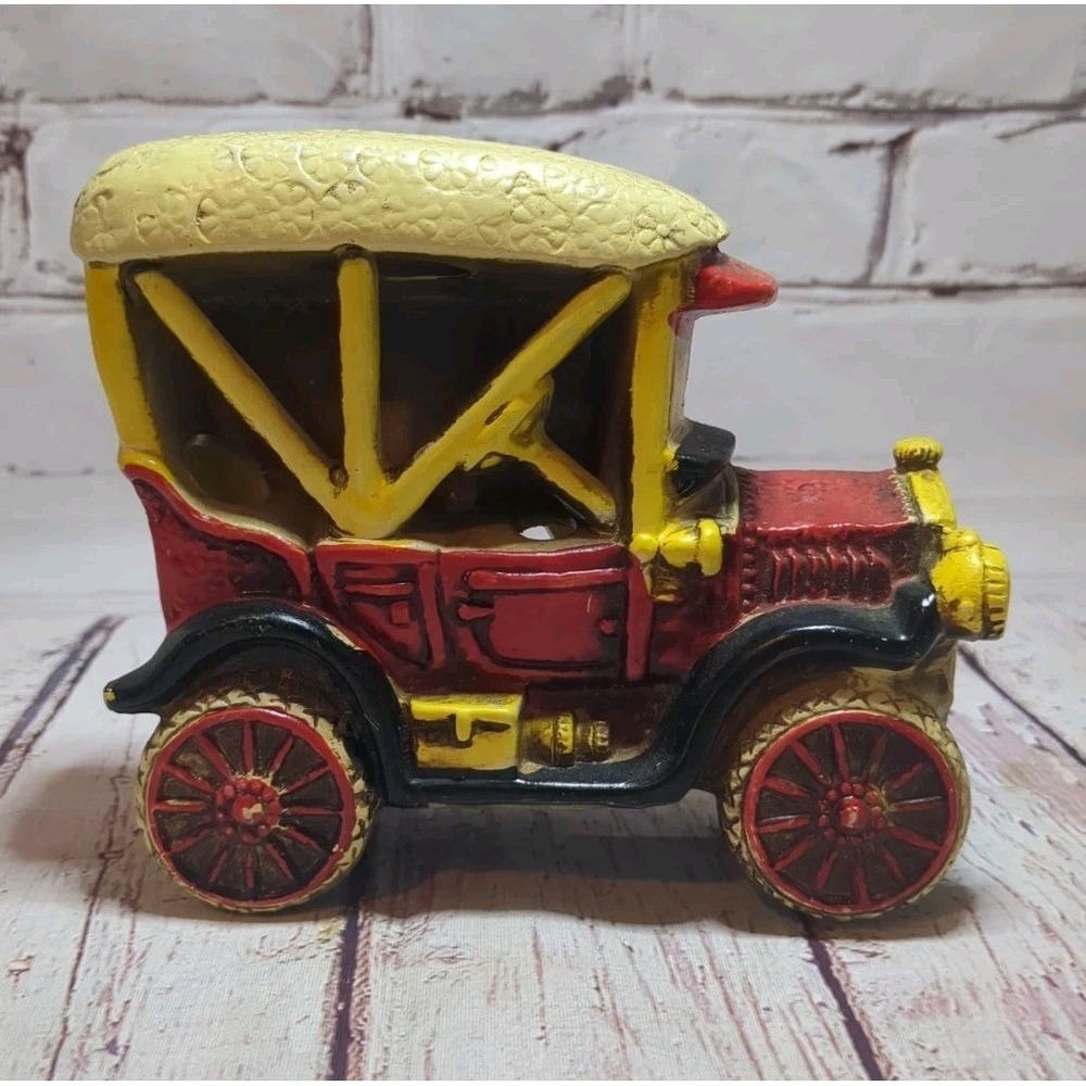 Vintage Ceramic Jalopy Car Light Or‎ Wall Decor Made In Japan